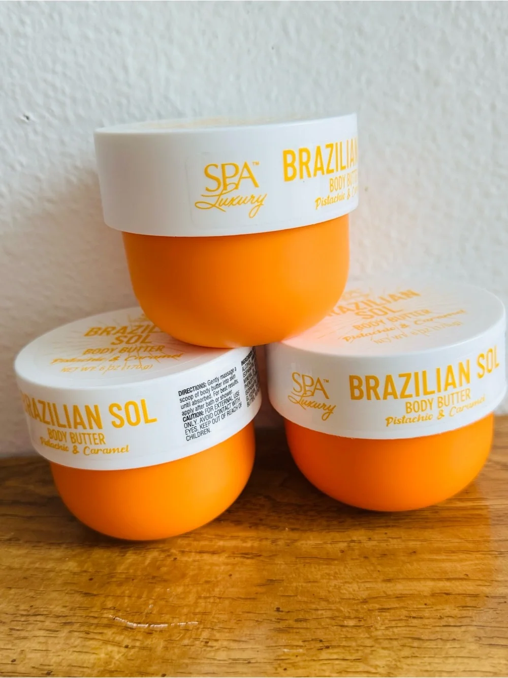 ILIA Bright Orange and White Kids Body Butter Trio
